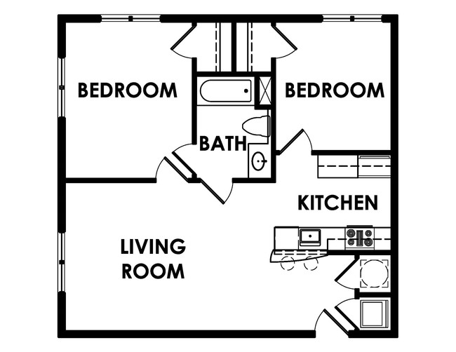 2BR/1BA - 701 Saint James Street Apartments