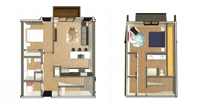 Primary Photo - Modern 2-Bed, 2-Bath Apartment in the Hear...