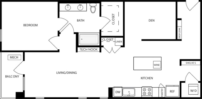 Floorplan - Mara Pacific Beach