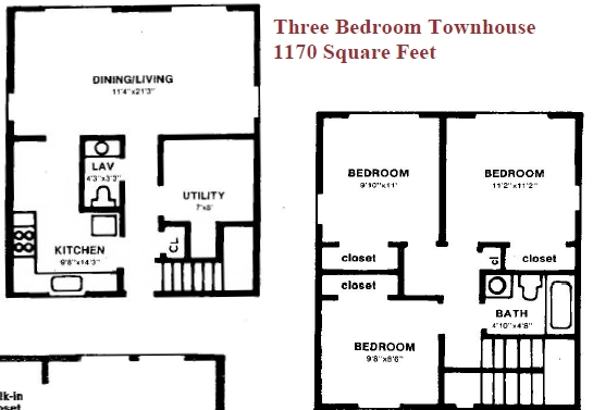 3BR/2BA - Oxford Row Apartments