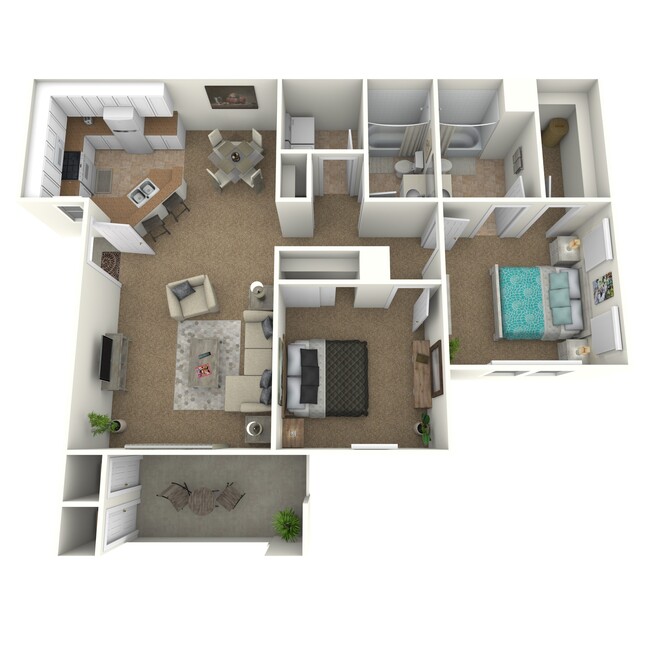 Floorplan - College Park Apartments