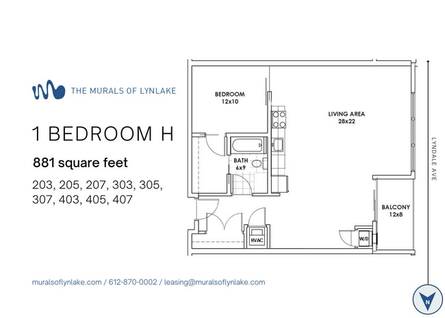 Floorplan - The Murals of LynLake