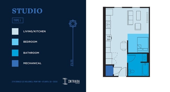 Floorplan - Intrada Westside Apartments