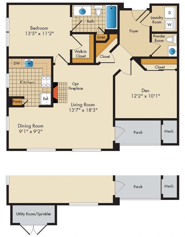 Floorplan - The Courts of Devon