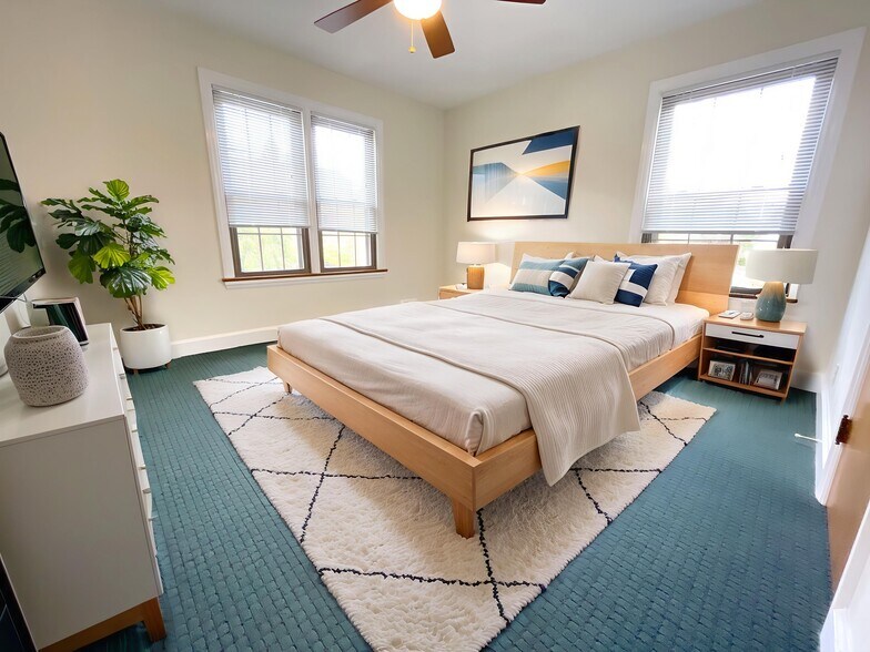 Virtually Staged Bedroom - 355 Saratoga Rd