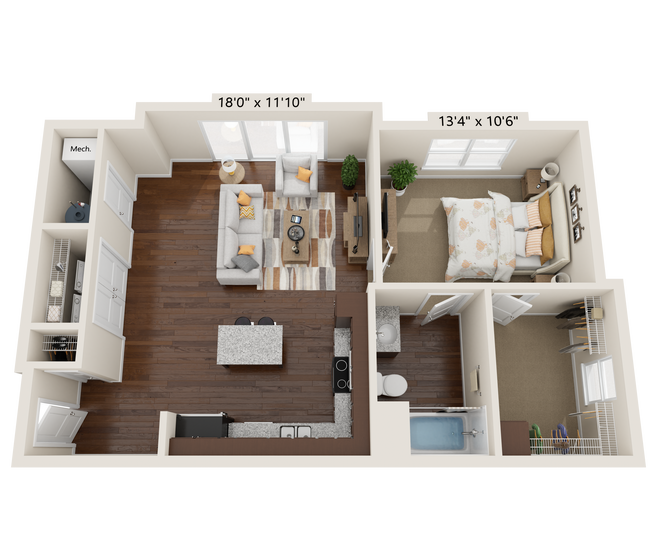 Floorplan - The Bend Arbordale