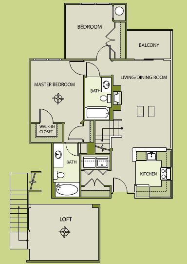 2BR/2BA - The Savoy