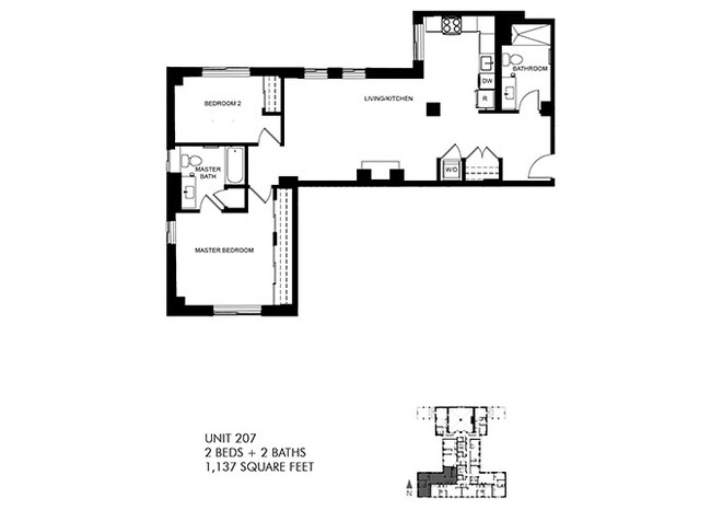 Floorplan - Park Heights by the Lake Apartments