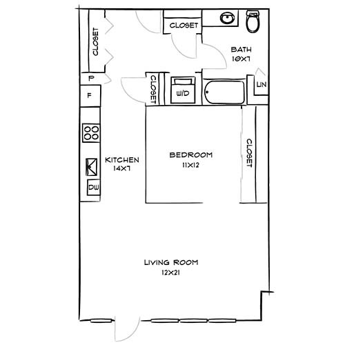 Floorplan - Indigo Apartments