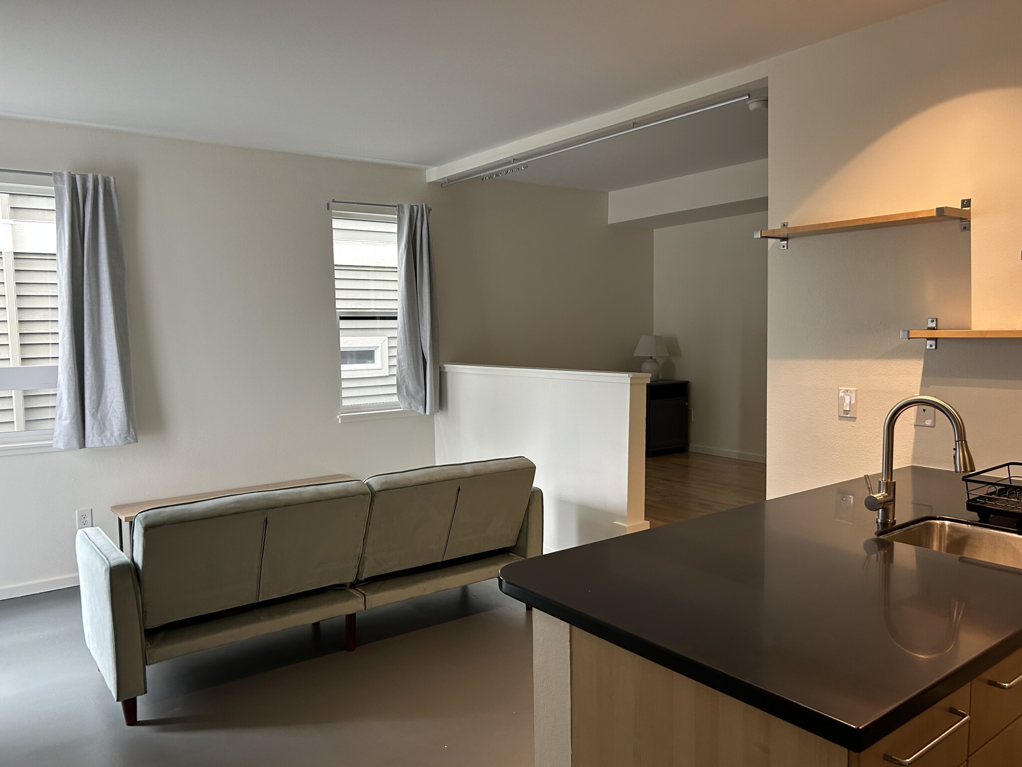 Living room/step-up loft - 2228 Yale Ave E