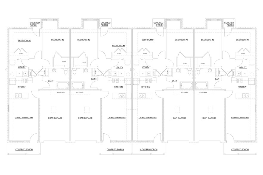 2 Bedroom Quad Plex - Avalon at Morris