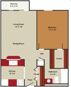 1BR/1BA - Biscayne Gardens Apartments