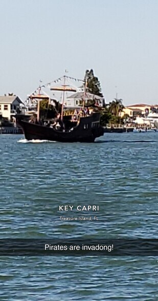 Pirate ship is always around - 1 Key Capri Key