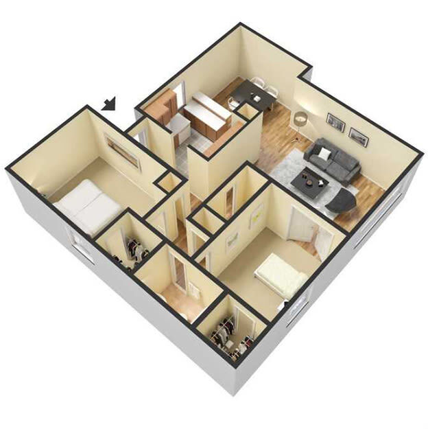 Floorplan - The Residences at Cedar Hill