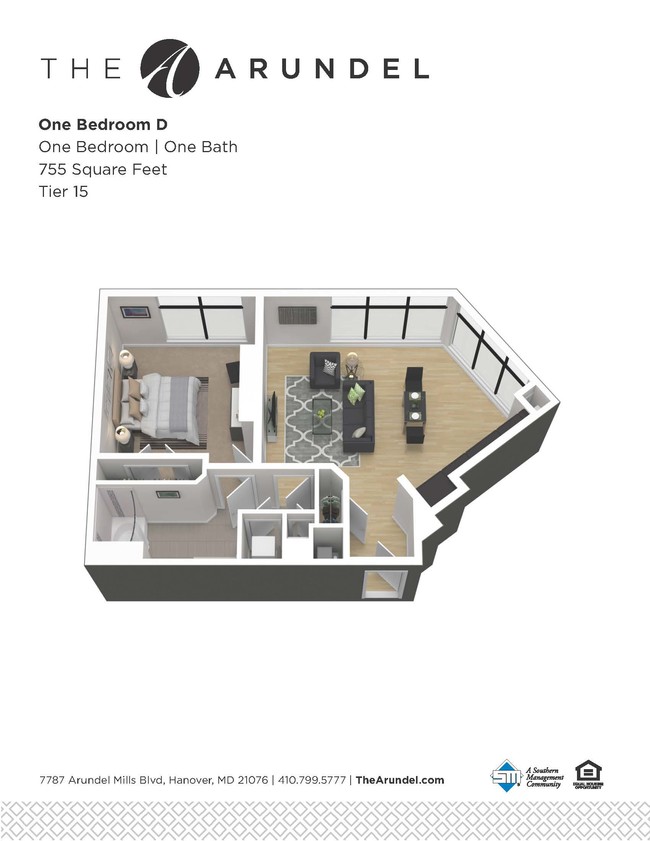 Floorplan - The Residences at Arundel Preserve