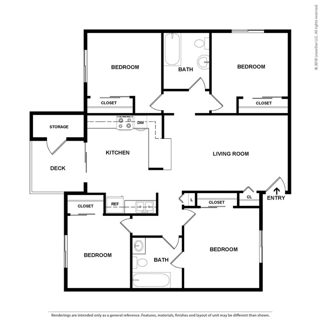 Floorplan - Cornerstone Apartments