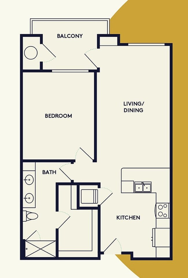 A2-ALT2 | 1bed 1bath - Creekside Park The Grove