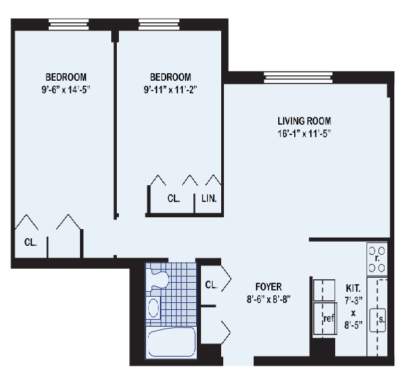 2BR/1BA - Stevenson Commons