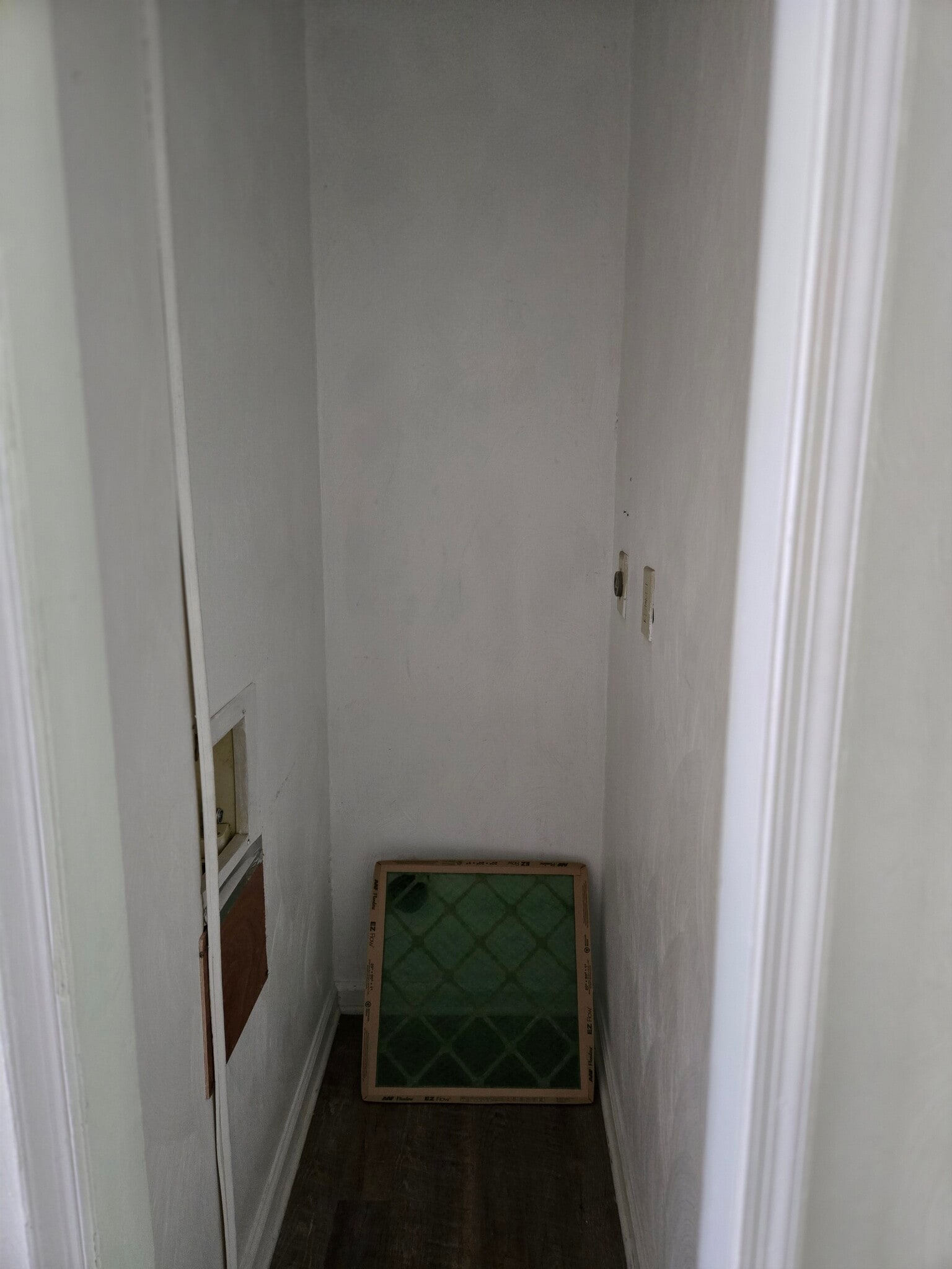 utility closet for 24" stackable unit - 2032 Elmhurst Ln