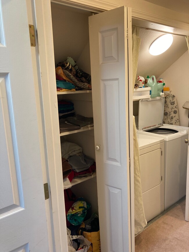 Laundry Area with Linen Closet - 7137 Calder Ave