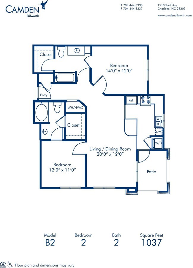 Floorplan - Camden Dilworth