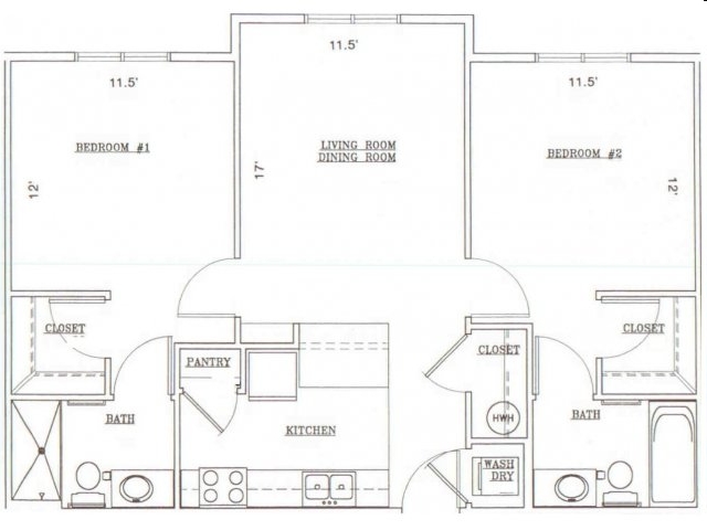 2BR/2BA - Valencia Court