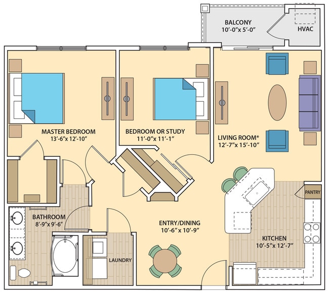 Floorplan - Skye at Arbor Lakes