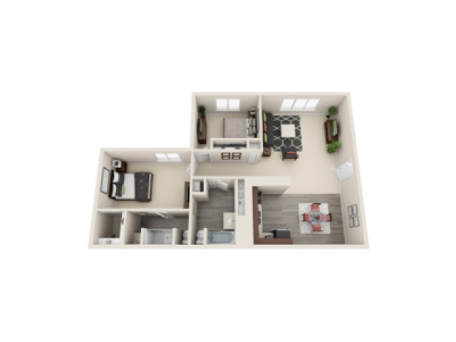 2 Bed/2 Bath - Silverstone Apartments