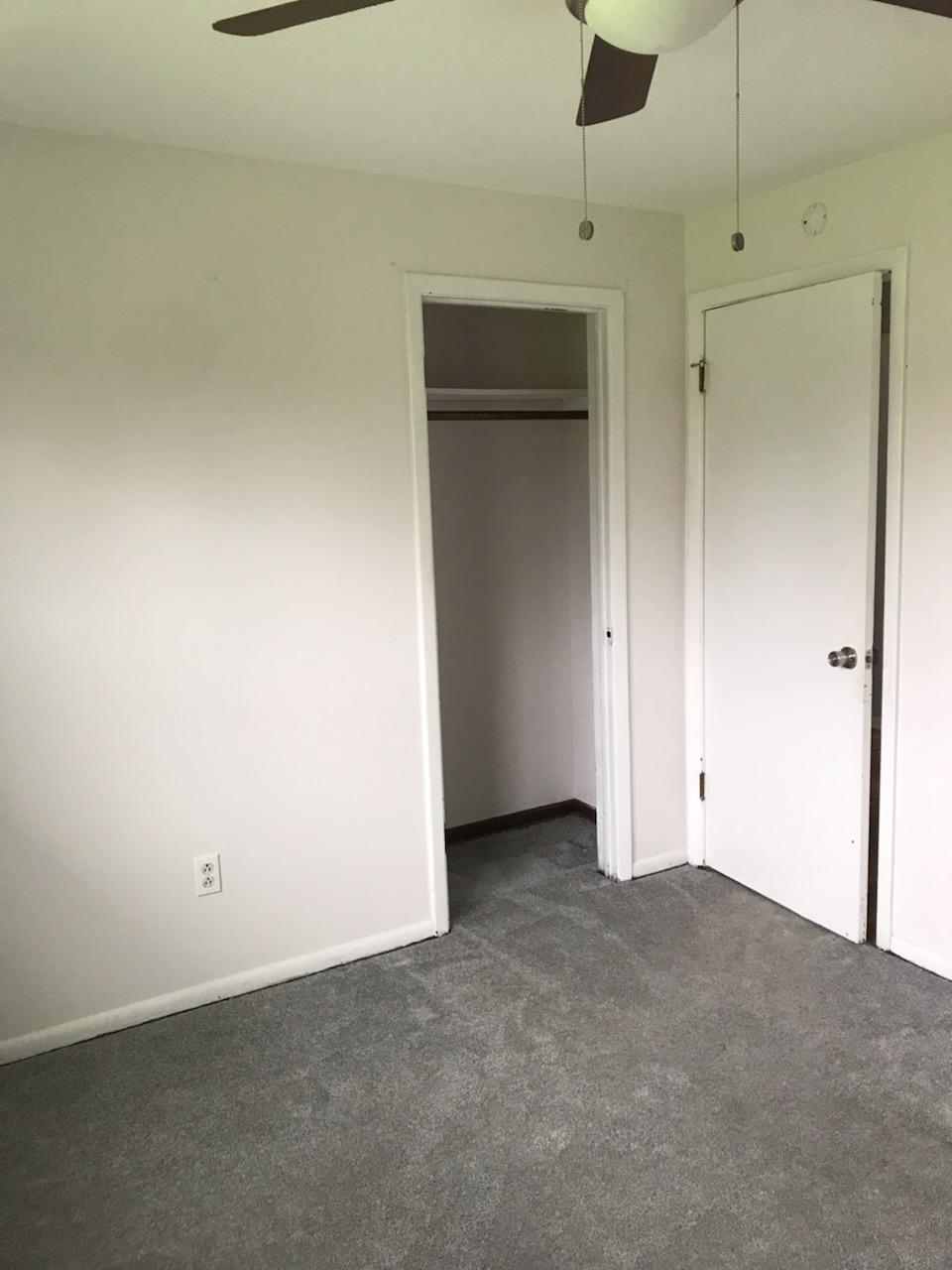 Bedroom new carpet - 1110 N French Rd