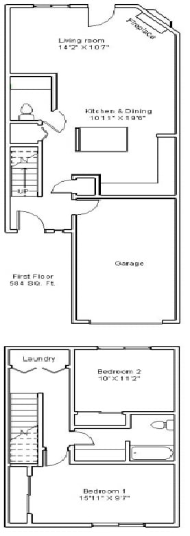 2BR/1.5BA - Royal Ridge Condominiums