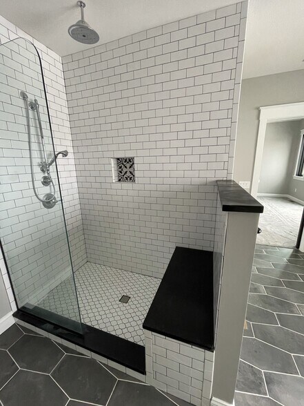 Master bath tile shower - 30 Quimby Mountain Rd
