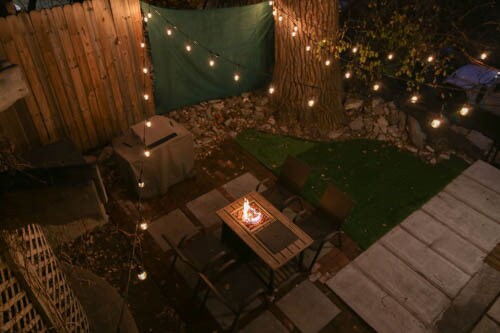 Garden view from second floor Balcony - 303 Ridgewood Ave