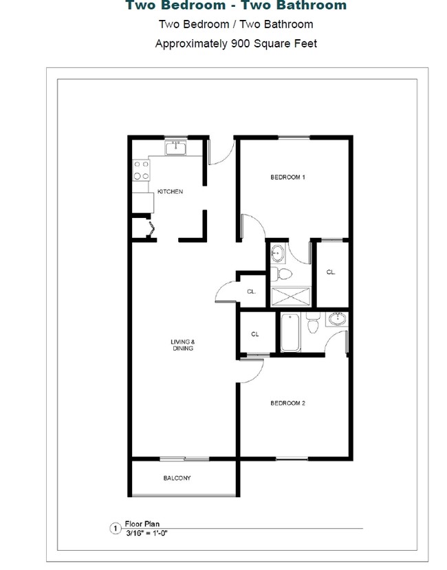 Two Bedroom - Two bathroom - Viewmax Apartments