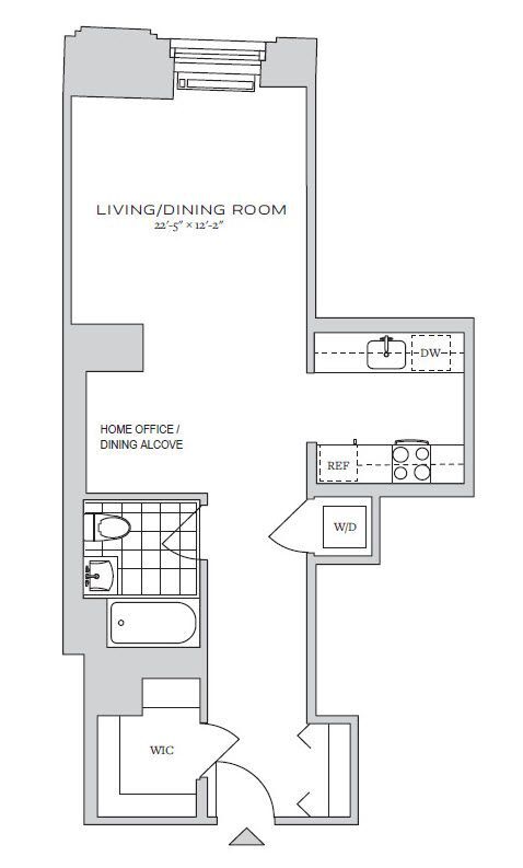 Floorplan - 70 Pine Apartments