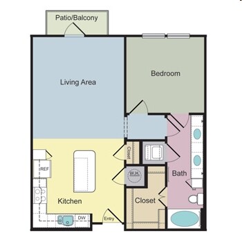 1BR/1BA - Camden Belmont