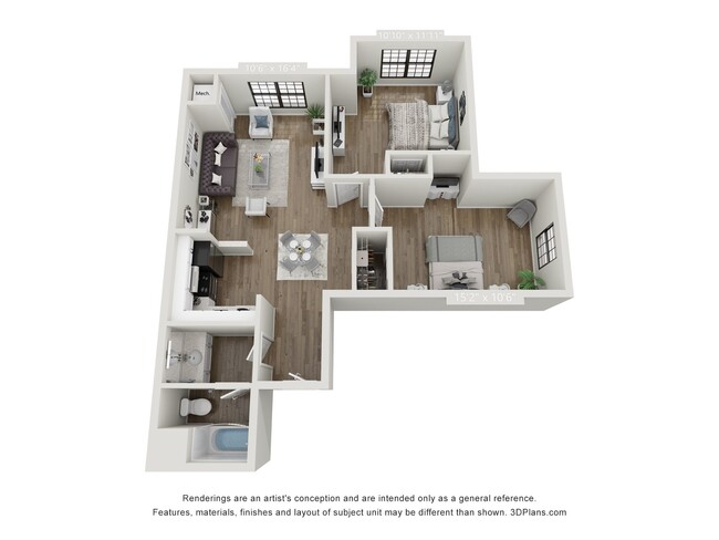 Floorplan - Flats at 87Ten