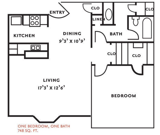 Floorplan - 7979 Westheimer Apartments
