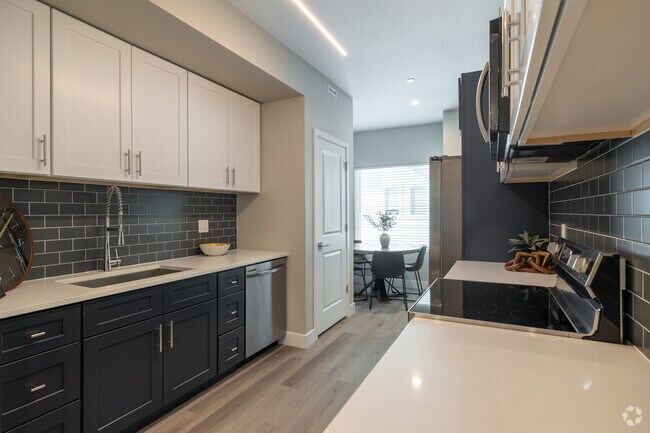 2BR, 2.5BA - 1,542SF - Kitchen - South Broadway Station Townhomes
