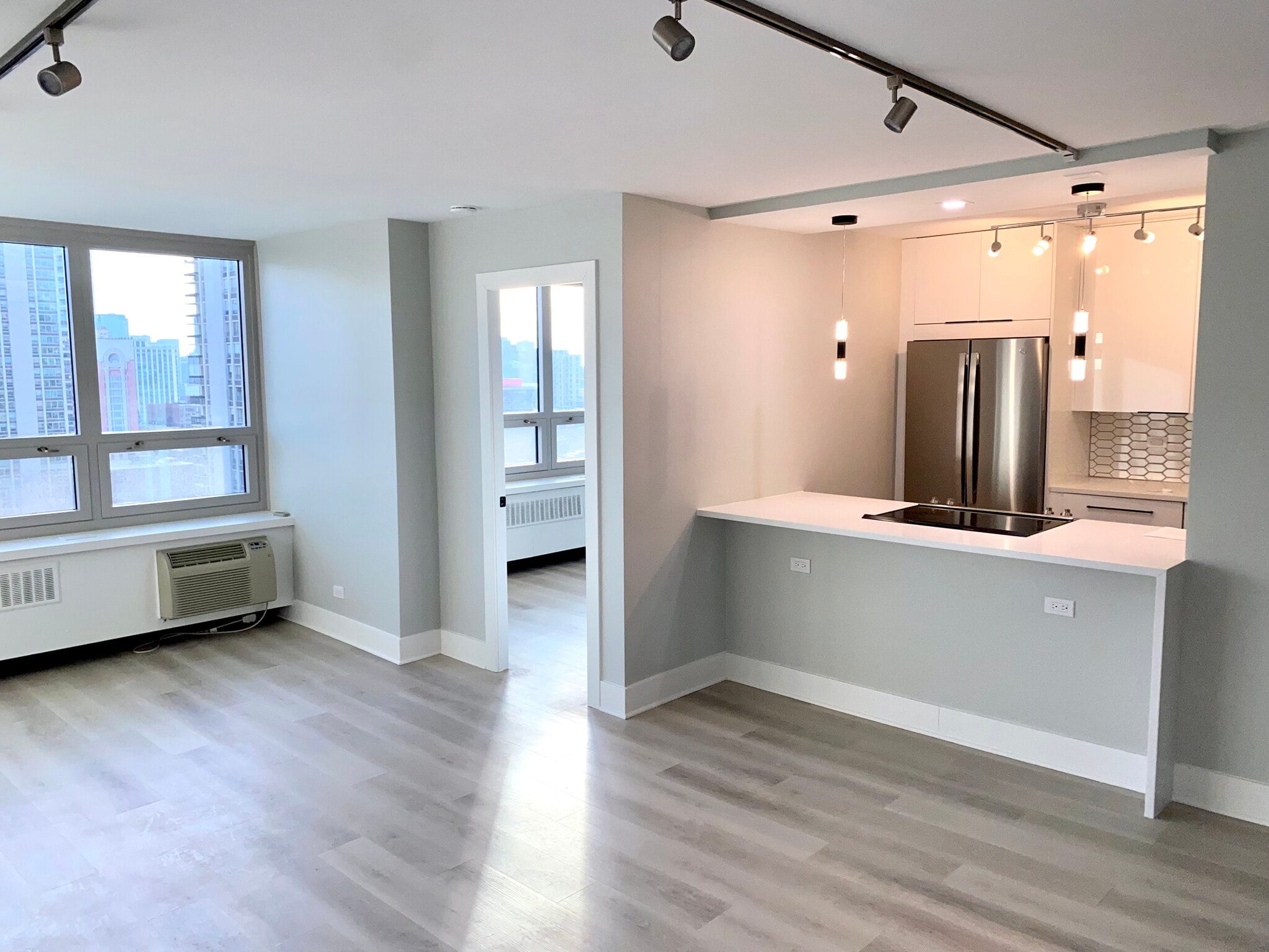 View to Bedroom 2 and Kitchen Island - 88 W Schiller St