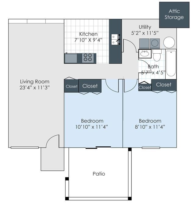 Floorplan - Lindendale Apts
