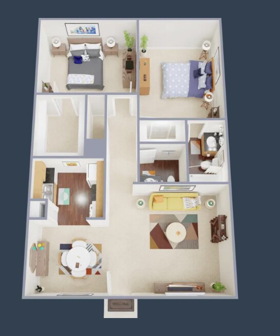 Floorplan - Havenwood Apartment Homes