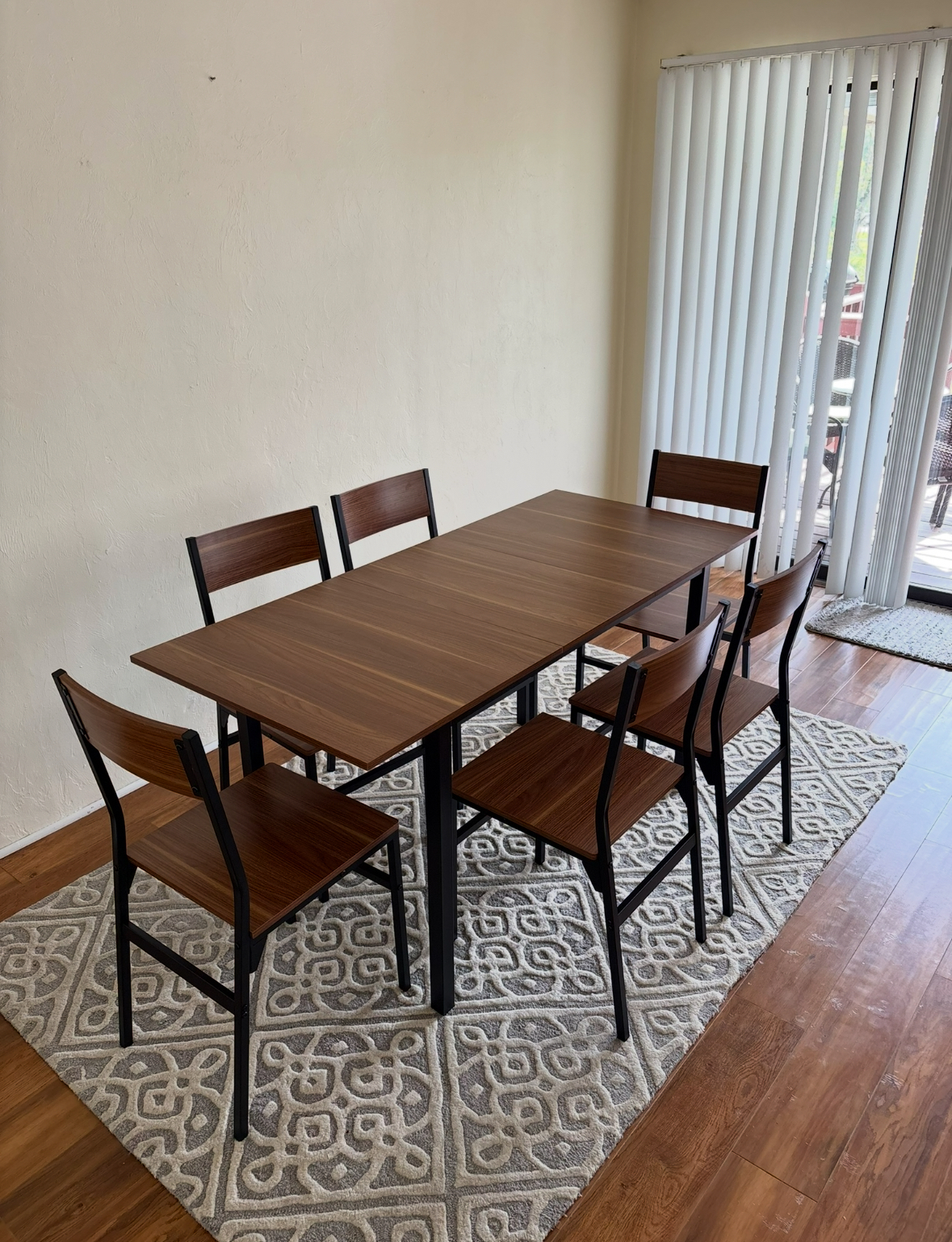Dining Table and Six Chairs - 1337 Airport Dr
