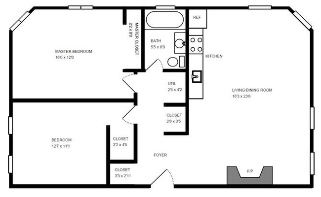 Floorplan - 617 W Drummond