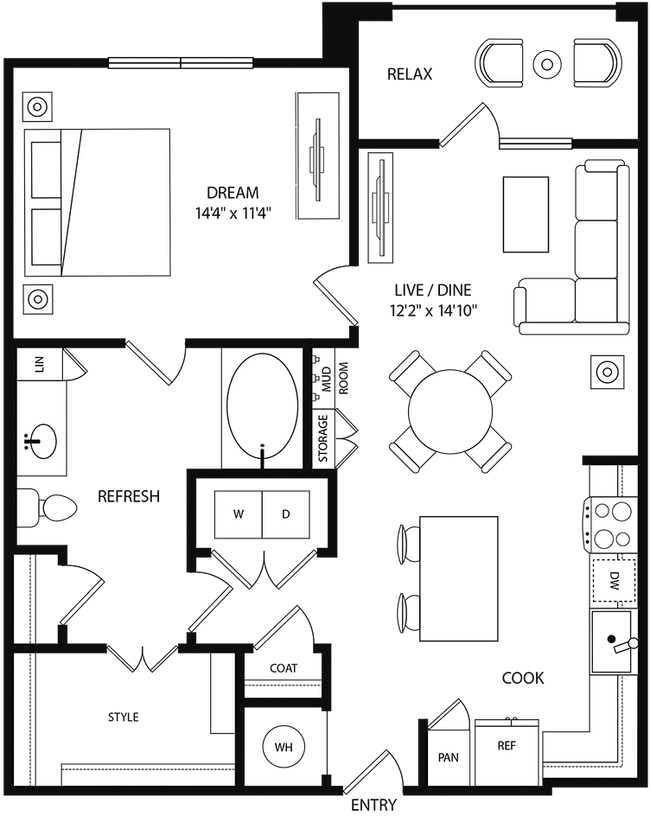 Floorplan - Tessa at Katy