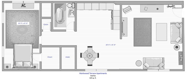 Floorplan - Markwood Terrace Apartments