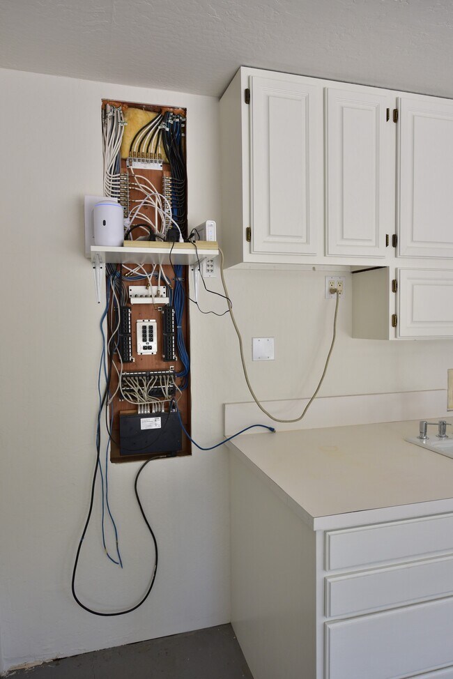 Whole house ethernet/coax panel - 1287 Westwood St