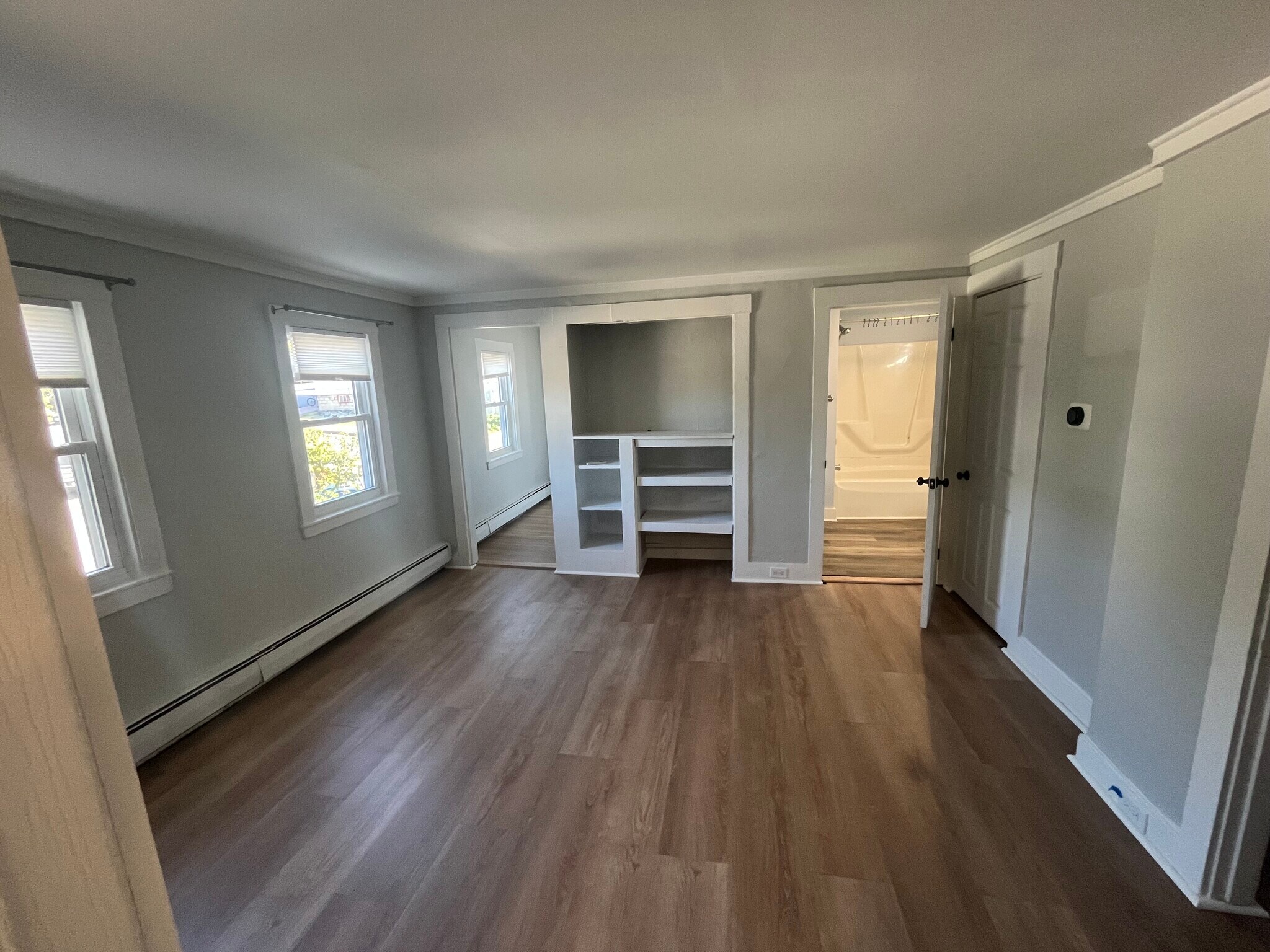 13X12’ Living room with built ins, reading nook and single door closet - 9 Boynton St
