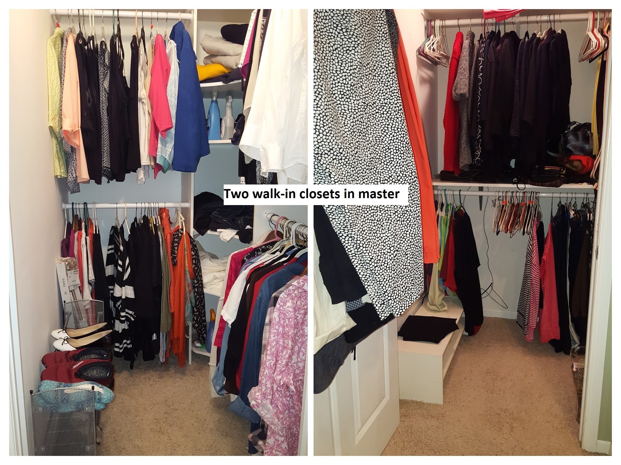 Primary double closet - 2412 Harriet Ave