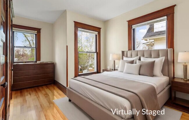 Bedroom at back of house. - 707 S Dickinson St