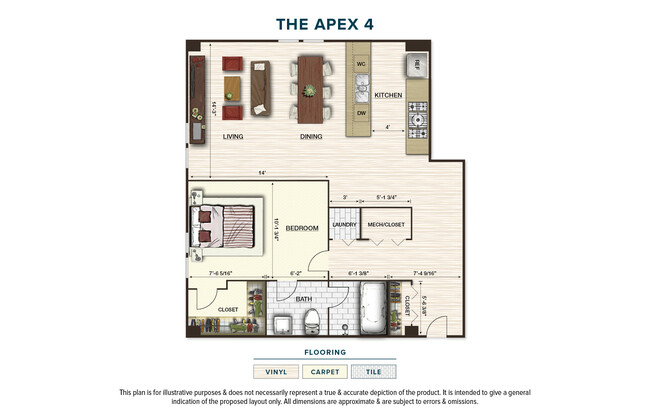 Floorplan - The Pinnacle @ 65